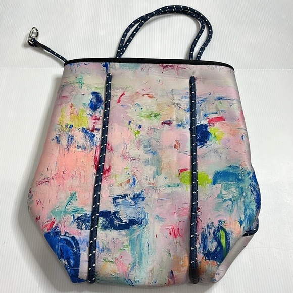 Parker & Hyde Jenn Thatcher Watercolor Modern Art Neoprene - Picture 2 of 9